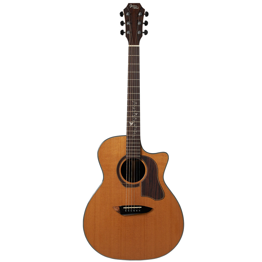 고퍼우드 기타 어쿠스틱/통기타 K330RCE 국내 생산 손이 편한 기타