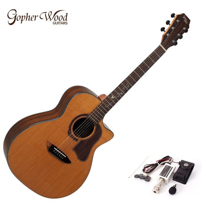 고퍼우드 기타 어쿠스틱/통기타 K330RCE 국내 생산 손이 편한 기타