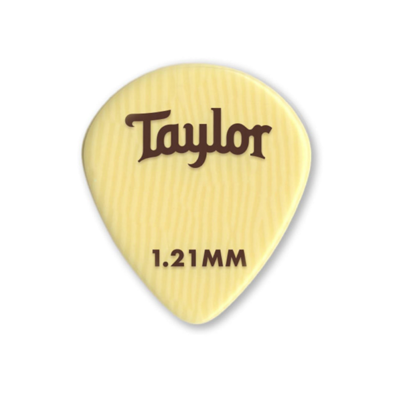 Taylor 테일러 프리미엄 아이보로이드 기타 피크 티어드롭 1.21mm